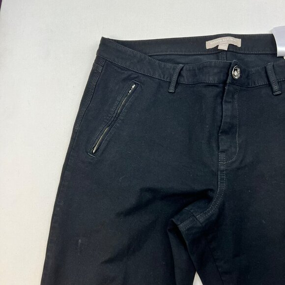 Banana Republic Womens Sloan Ankle Zip Pants Zip Pockets Black Size 14 - Picture 4 of 9
